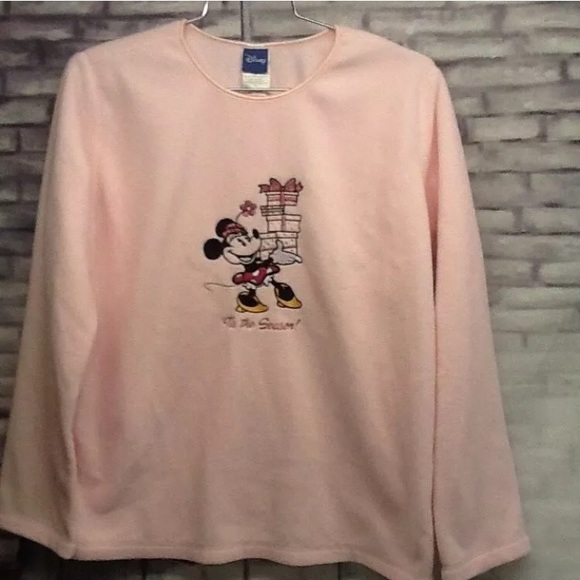 Disney Tops - Disney Fleece Sweatshirt Minnie Mouse Sz.S